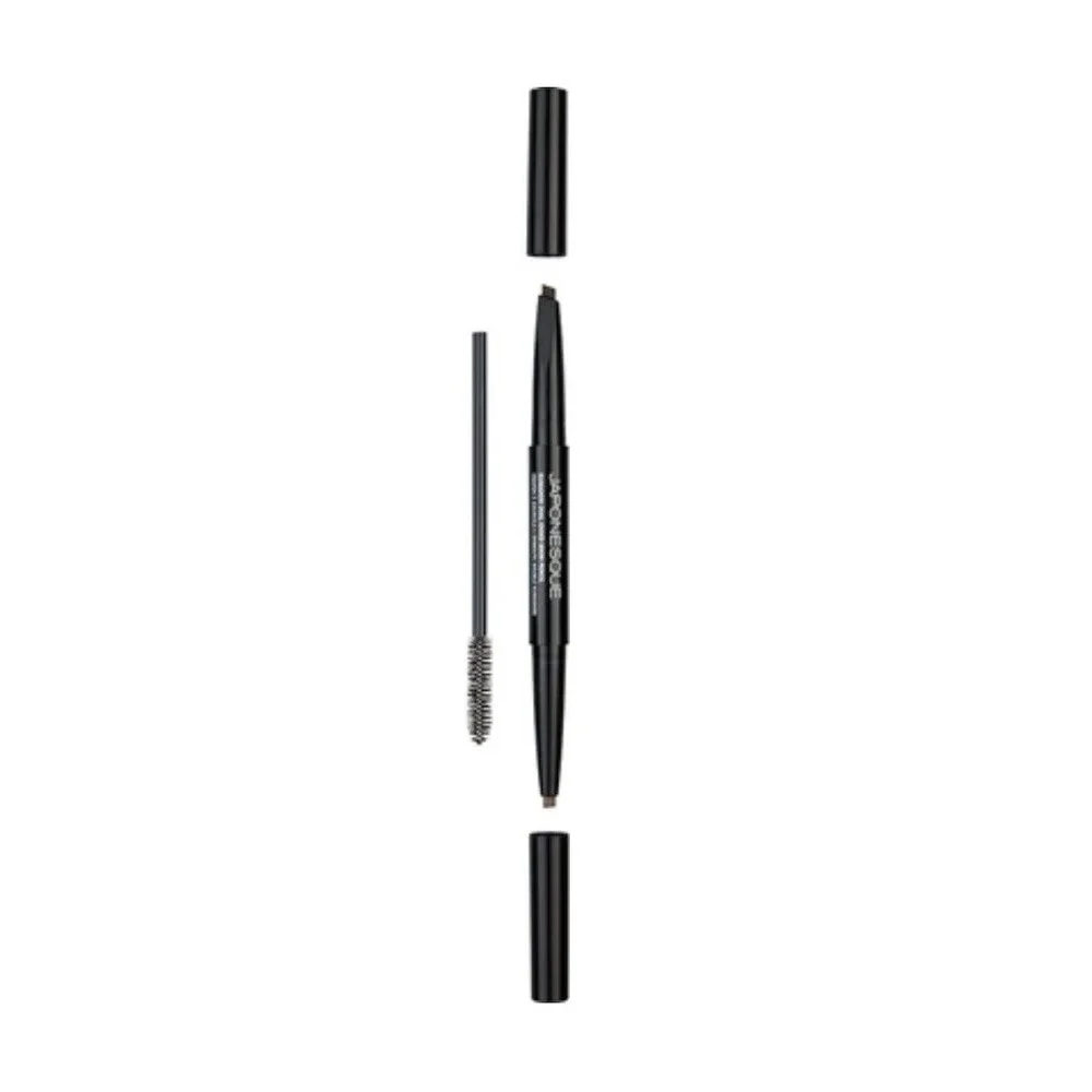 Japonesque Kumadori Dual Ended Brow Pencil Shade Medium / Dark Japanese Beauty